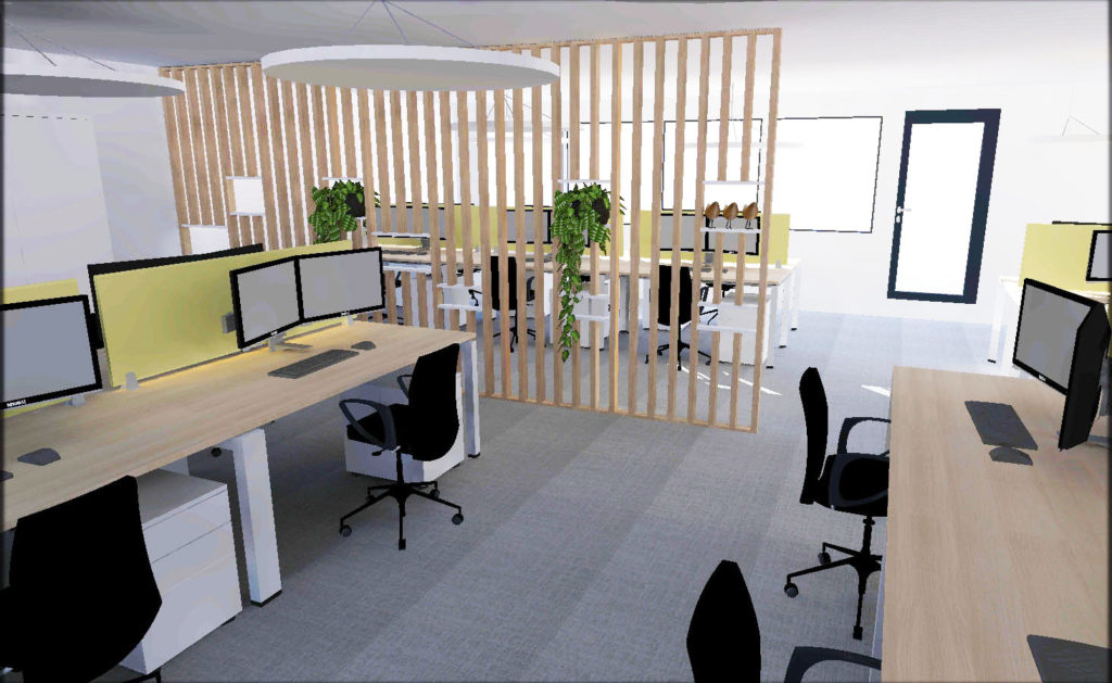 amenagement bureaux open space